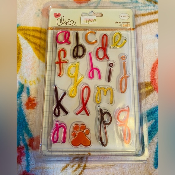 NEW 2 Sheets 36pcs Fancy Alphabet & Numbers - Picture 2 of 3